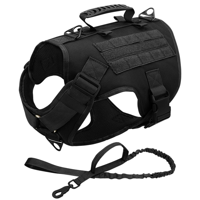 Nylon Tactical Dog Harness Collar