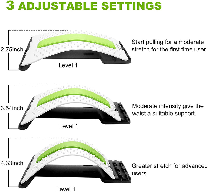 Back Massager Stretcher Lower and Upper