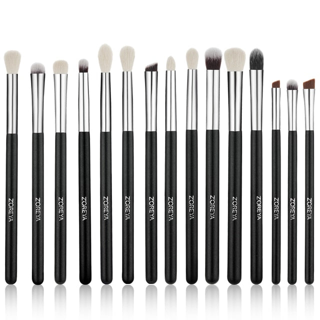 Black Makeup Brushes Set