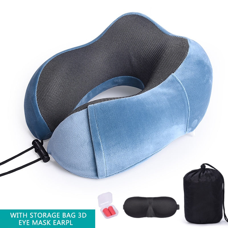 Car U Shaped Memory Foam Neck Pillows