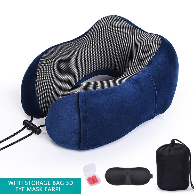 Car U Shaped Memory Foam Neck Pillows