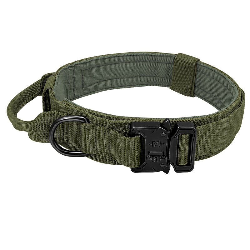 Nylon Tactical Dog Harness Collar