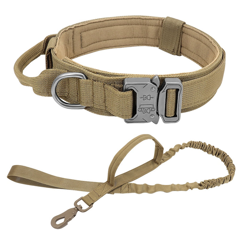 Nylon Tactical Dog Harness Collar