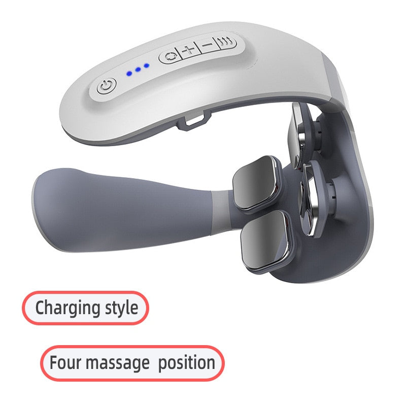 Automatic 4-Head Heating Neck Massager