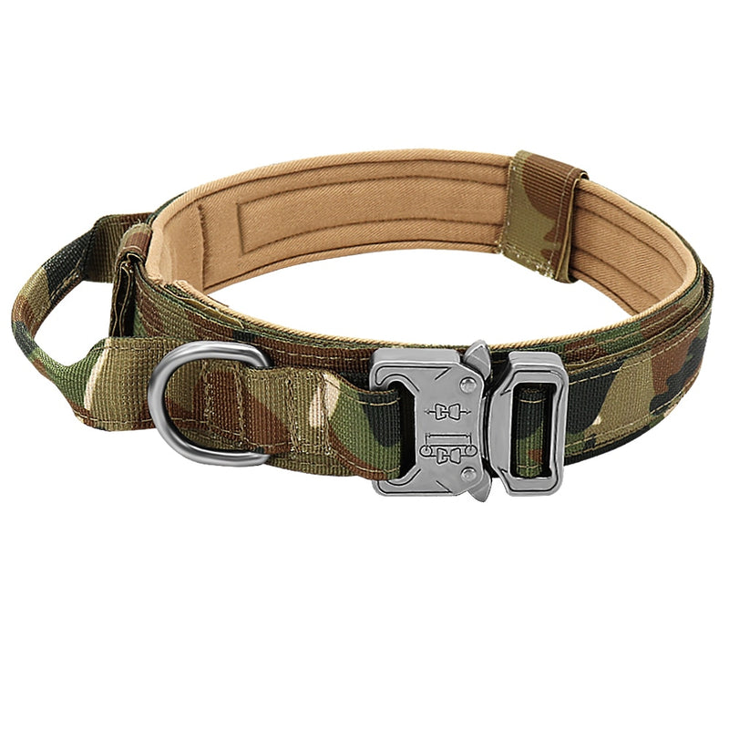 Nylon Tactical Dog Harness Collar