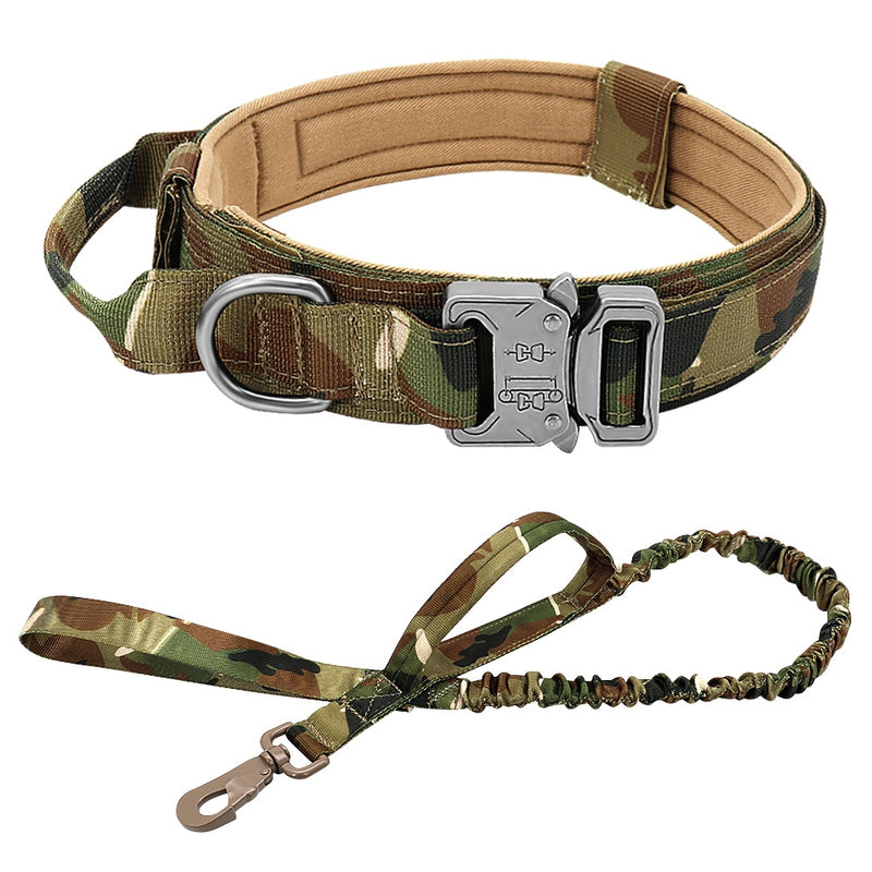 Nylon Tactical Dog Harness Collar