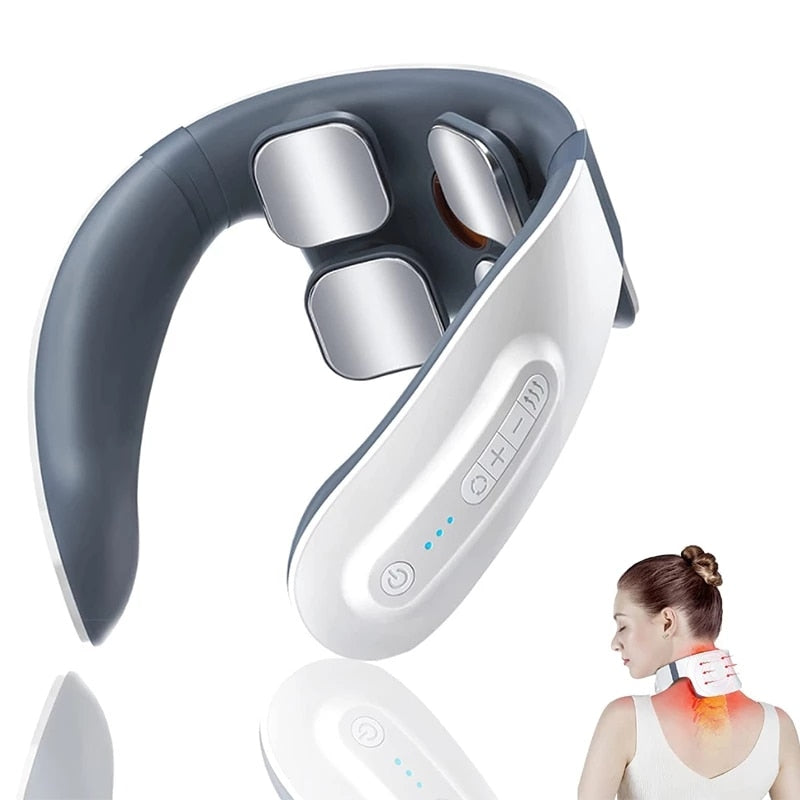 Automatic 4-Head Heating Neck Massager