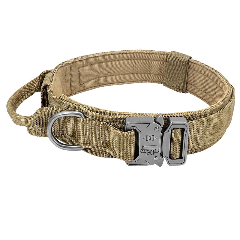 Nylon Tactical Dog Harness Collar