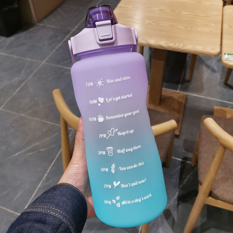 Water Bottle with Straw